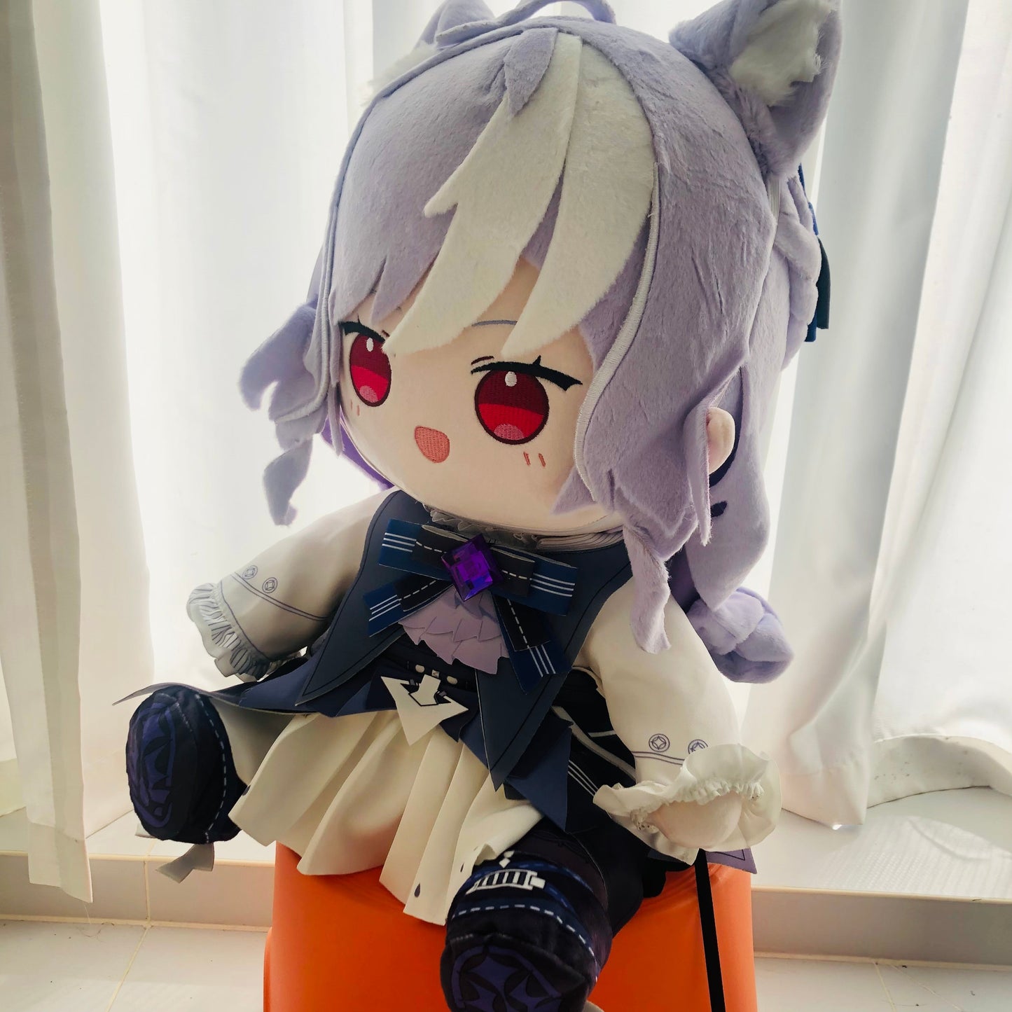 Zenless Zone Zero/ZZZ Plushies Vivian Big Eyes Plush Doll 40CM With Removable Cat Ears