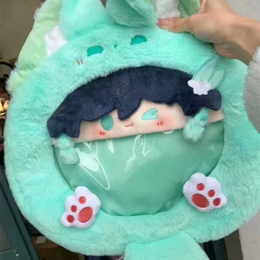 Genshin Impact Venti Plush Corssbody Bag Backpack