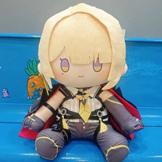 Zenless Zone Zero ZZZ Evelyn Chevalier Staring Eyes Plush Doll 40CM