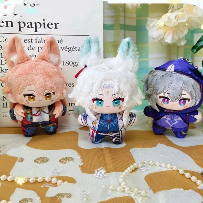 Honkai: Star Rail Plush Doll 12CM HX Style Feixiao Jiaoqiu Moze Cute Stuffed Toy HSR Gift