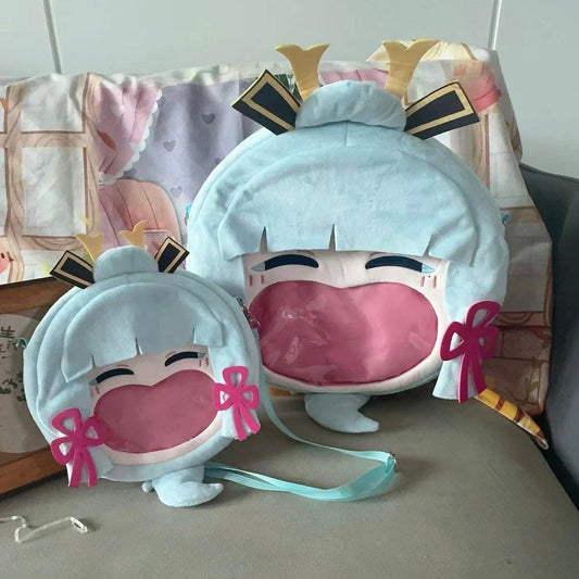 Game Genshin Impact Kamisato Ayaka Backpack Crossbody Bag