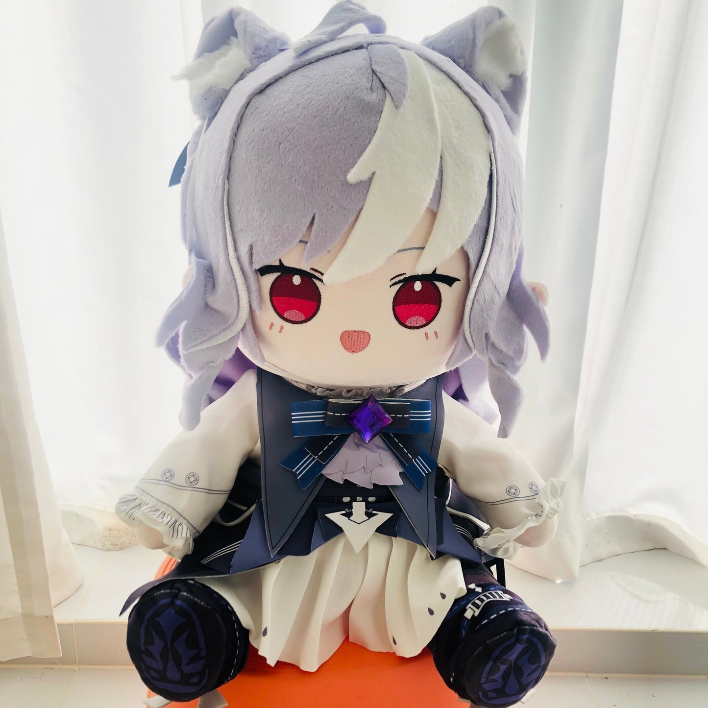 Zenless Zone Zero/ZZZ Plushies Vivian Big Eyes Plush Doll 40CM With Removable Cat Ears