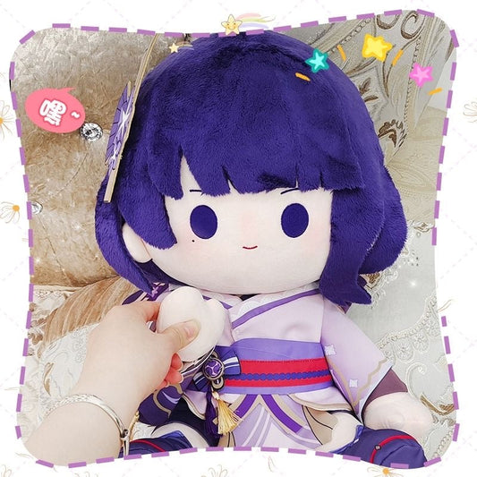 Raiden Shogun Plush Doll Genshin Impact Stuffed Toy Baal Ei 40CM Cotton Anime Figure Gift