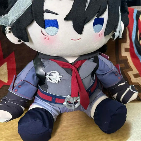 Plush Doll Genshin Impact Wriothesley Staring Eyes Cotton Stuffed Anime Collectible Gift Set 40cm