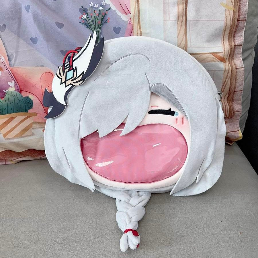 Game Character Backpack - Shenhe Genshin Impact 18cm Smiling Expression Cotton - product gallery image 3