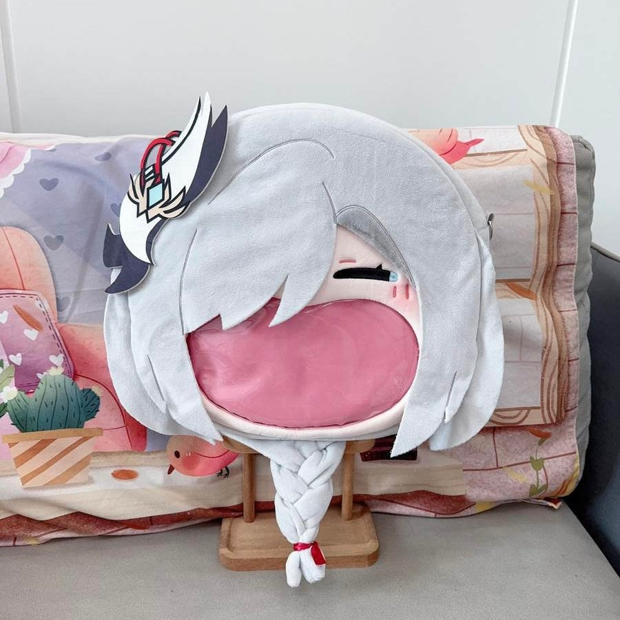 Game Character Backpack - Shenhe Genshin Impact 18cm Smiling Expression Cotton - product gallery image 4