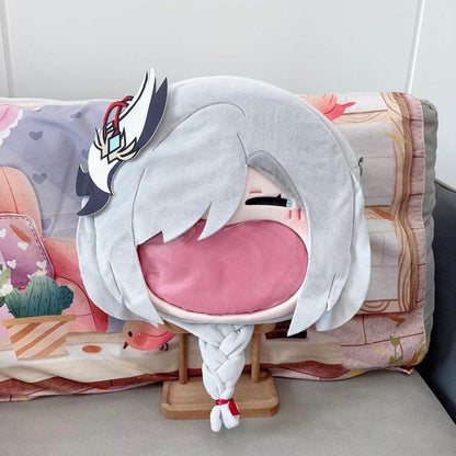 Game Character Backpack - Shenhe Genshin Impact 18cm Smiling Expression Cotton - product gallery image 4