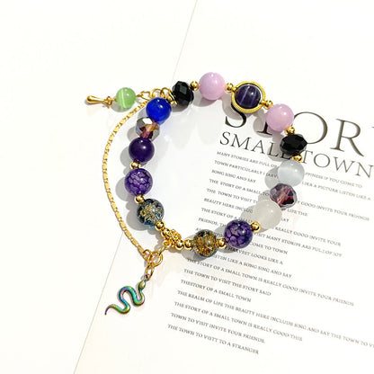 Game-Inspired Bracelet - Jade Handmade Honkai: Star Rail Beaded - product gallery image 2