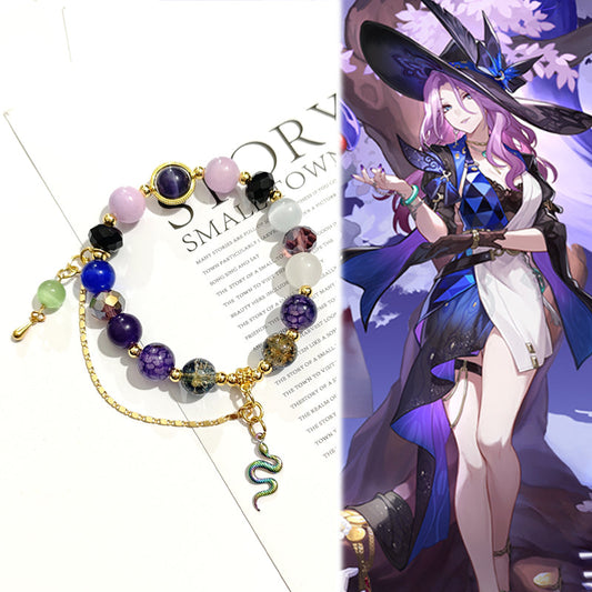 Game-Inspired Bracelet - Jade Handmade Honkai: Star Rail Beaded