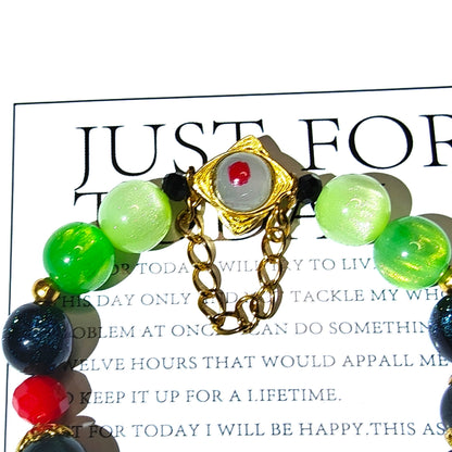 Honkai: Star Rail Game-Inspired Bracelet - Anaxa Handmade Round-Bead - product gallery image 4