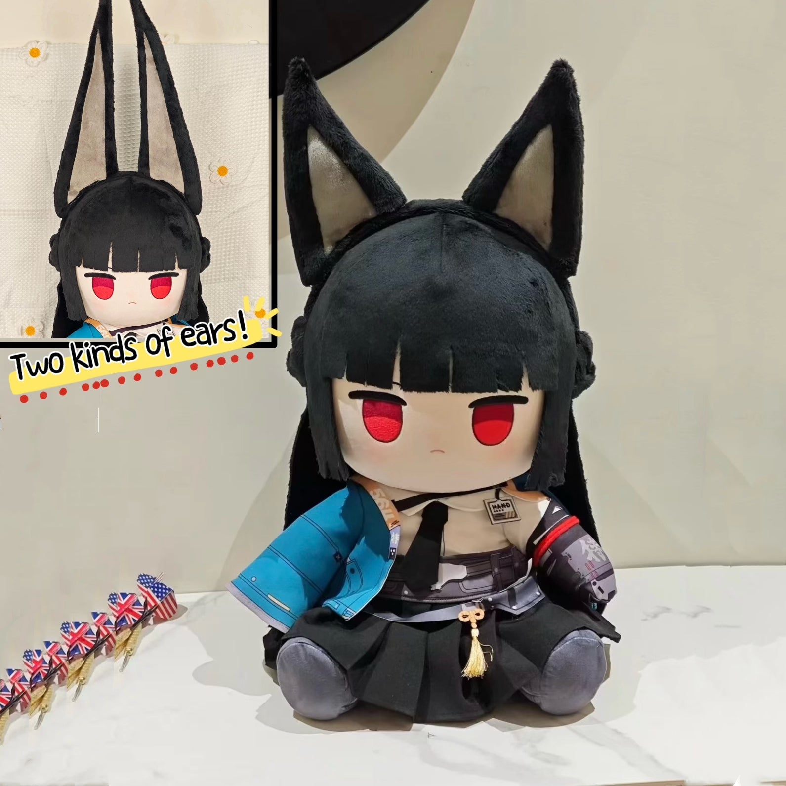 Hoshimi Miyabi Soft Character Plushie - Zenless Zone Zero 40cm Cotton - product gallery image 2