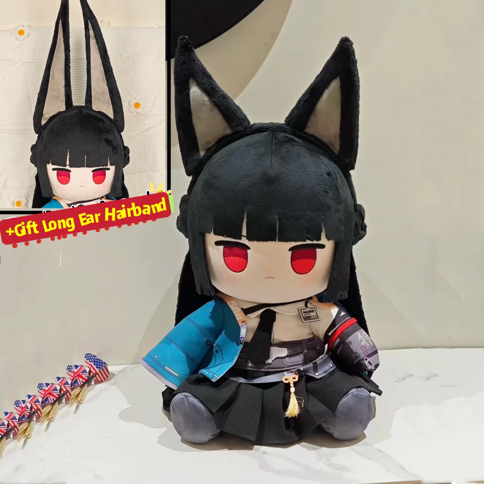 Hoshimi Miyabi Soft Character Plushie - Zenless Zone Zero 40cm Cotton